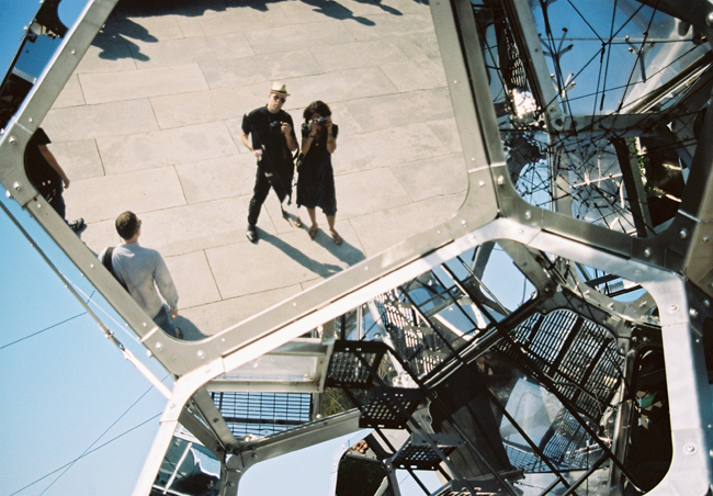 cloud city by tomás Sarraceno on the Met roof